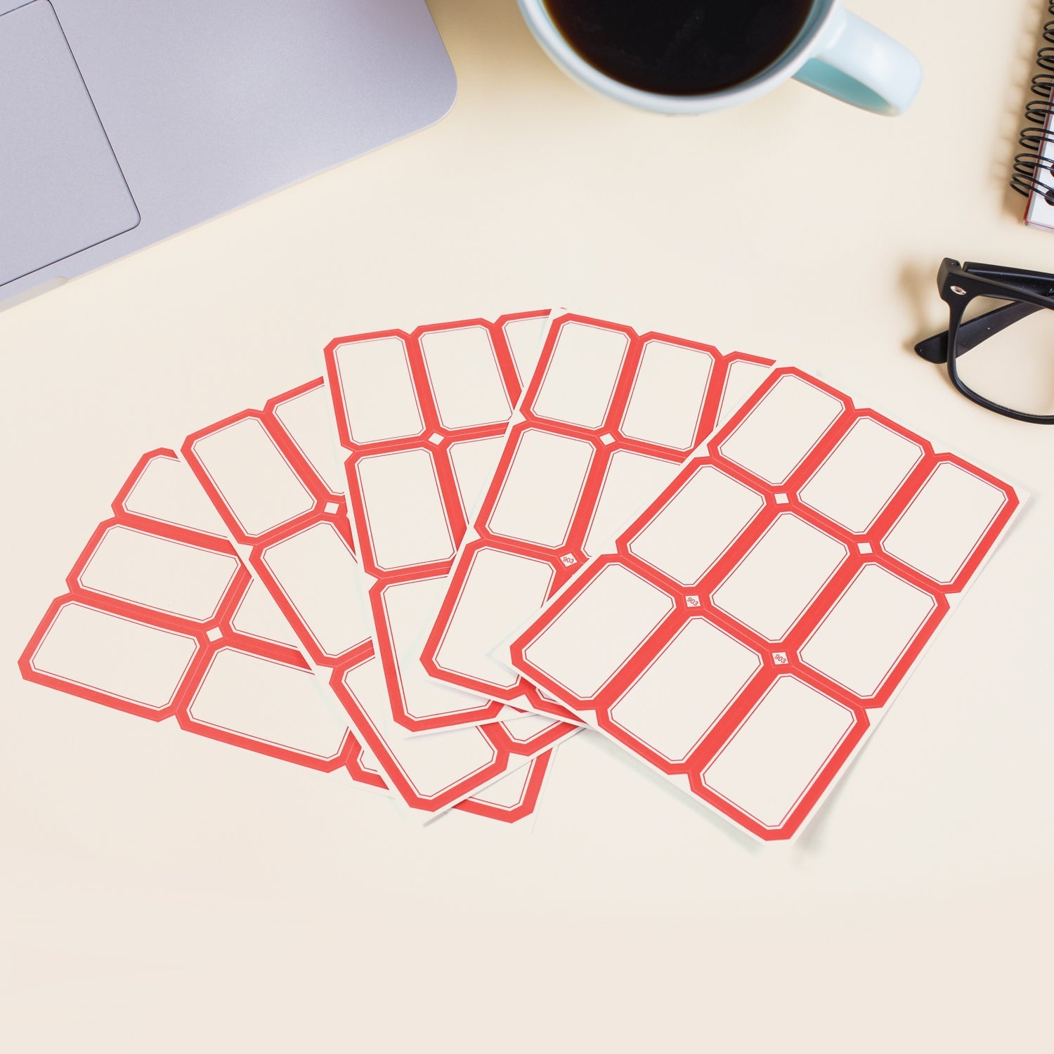 Multipurpose Blank Label Sticker Sheets