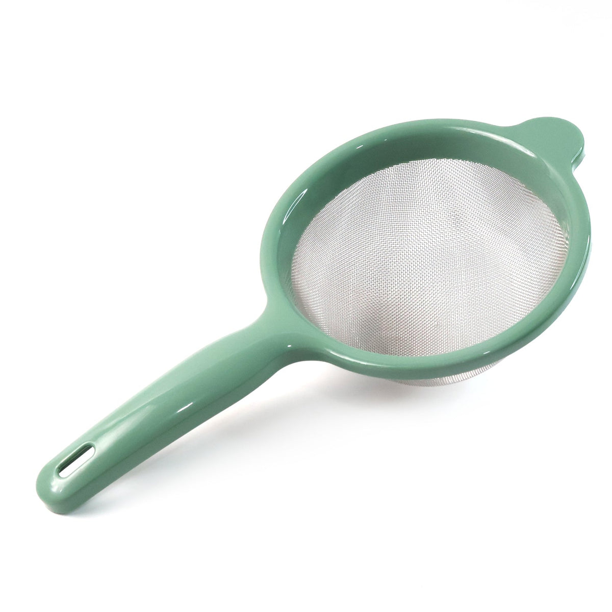Multipurpose stainless-steel kitchen strainer for straining, sifting, and rinsing