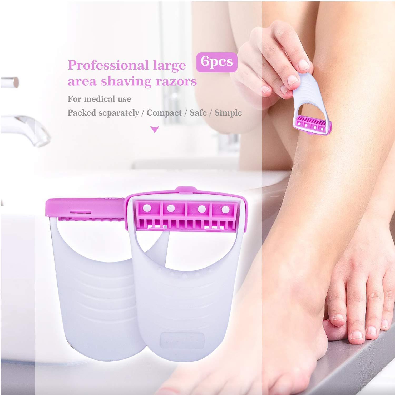 Disposable Body Skin Hair Removal Razor for Women Pack of 6