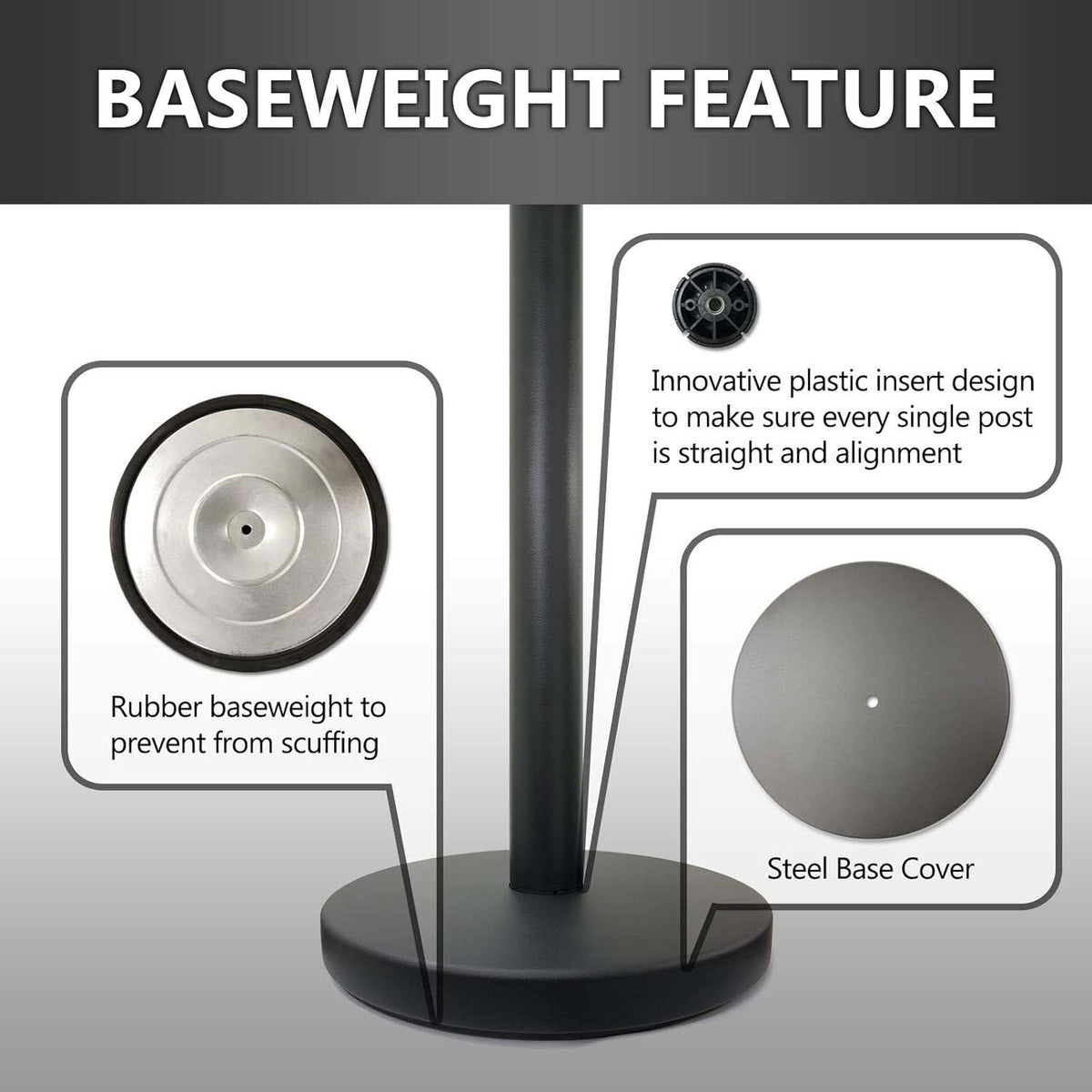Retractable belt barrier stand for effective crowd control and queue management