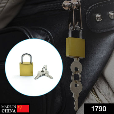 Front view of the durable FortiLock Imitation Copper Lock with keyhole.