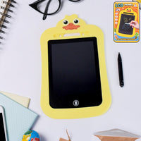 Kids LCD Writing Tablet branded with DoodleMate logo on frame