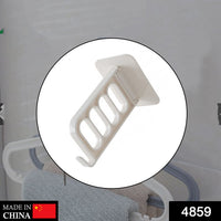 Durable over-door hook providing convenient storage for home and bathroom.