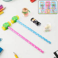 Colorful Candy Design kids stationery set with pencils and storage jars