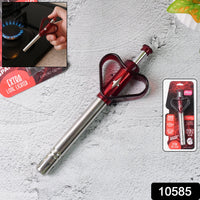 Front view of Supermom gas lighter with ergonomic heart-shaped handle