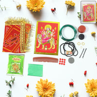 Mataji shringar box with complete puja decoration kit including chunri and jewellery