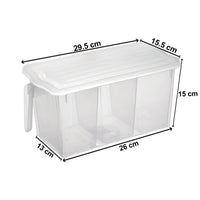 Close-up of the fresh-keeping box showing its secure airtight lid.