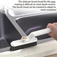 SpinSweep 360 rotating brush effectively cleans tight floor corners