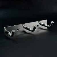Stainless Steel Wall Mounted Coat 3 Hook Rack (14x3 / 1 Pc)