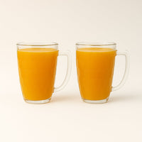 Close-up of clear 400ml polycarbonate Mocktail Mug with smooth finish