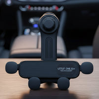 Compact design of car mobile phone holder mounted on air vent