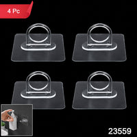 Self-stick wall hooks demonstrating strong hold on surface