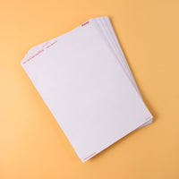 A4 self-adhesive label sheets showing 24 printable stickers per sheet