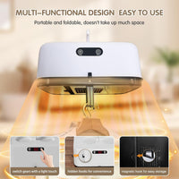 Electric clothes dryer with durable fabric bag design