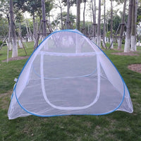 Sleep zone canopy polyester mosquito net tent with zipper entry