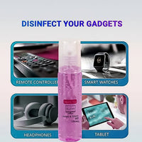 Application of PHOBIA Screen Cleaner Gel on a smartphone screen.