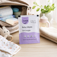 Baby wipes in travel bag, convenient for on-the-go hygiene