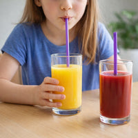 Durable plastic straws designed for multiple uses and cold beverages
