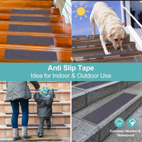 Roll of grip tape for stairs and ramps enhancing traction and preventing falls