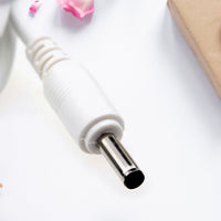 Brush head featuring sonic wave pattern for effective skin cleansing