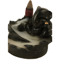 Side view of Smoke Fountain Ganesha Idol, showcasing craftsmanship.