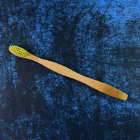Eco bamboo toothbrush for adults with comfortable grip