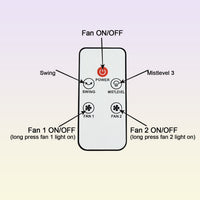 Alternative angle showing the sleek design of the electric cooling fan