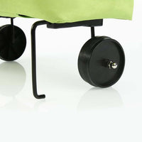 FERVENT foldable trolley bag demonstrating its compact folded state for easy storage.