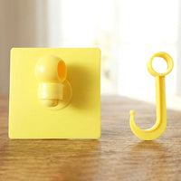 Multipurpose adhesive hook rack for kitchen and bathroom hanging use