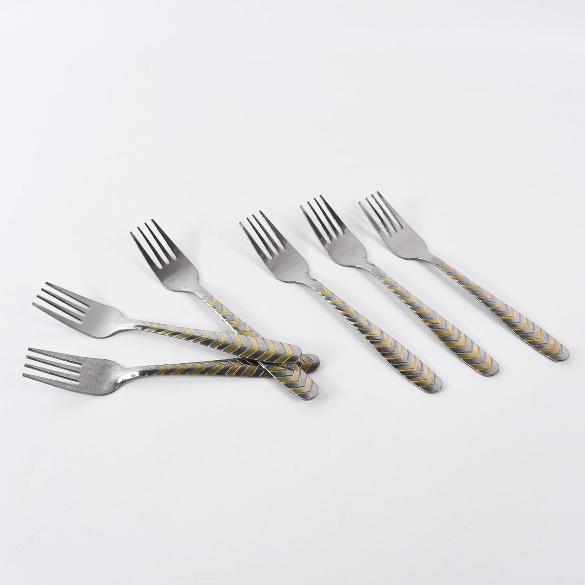 Elegant Stainless Steel Fork (6 Pcs Set)