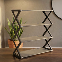 Home shoe storage rack, space-saving design