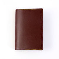PU leather wallet interior with ample currency space for bills and notes