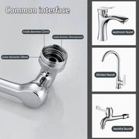 Detail of the rotating faucet sprayer showing its double O-ring design.
