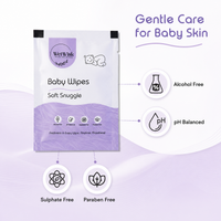 Sensitive skin-friendly baby wipes from Soft Snuggles