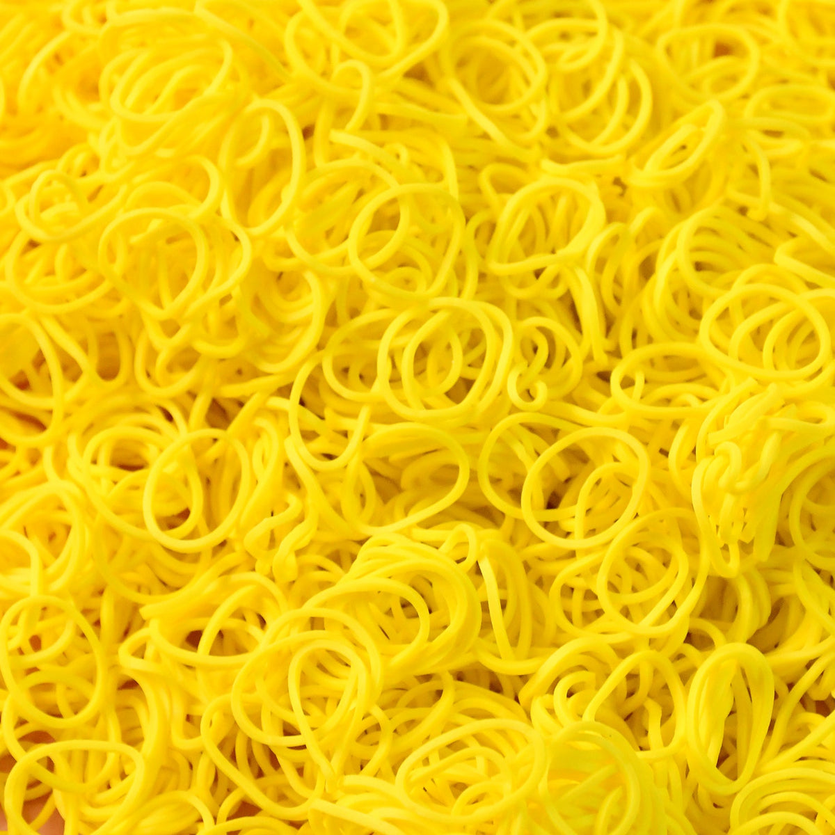 Close-up of premium elastic rubber bands made from high-quality rubber