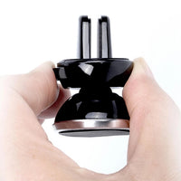 Magnetic car mobile stand with strong grip holding a smartphone securely