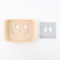 Minimalist self adhesive wall mounted soap dish tray