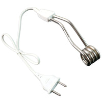 Close-up of the Immersion Water Heater Rod's heating coil and sturdy build