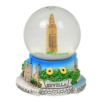 Stylishly designed snow globe serving as a charming showpiece for any table.