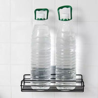 Metal wall mount storage rack for home essentials.
