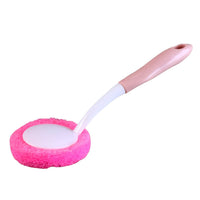 Kitchen dish scrubber tool with comfortable non-slip grip for secure handling