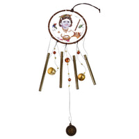 Krishna Dream Catcher Wind Chime featuring murali design and tubes
