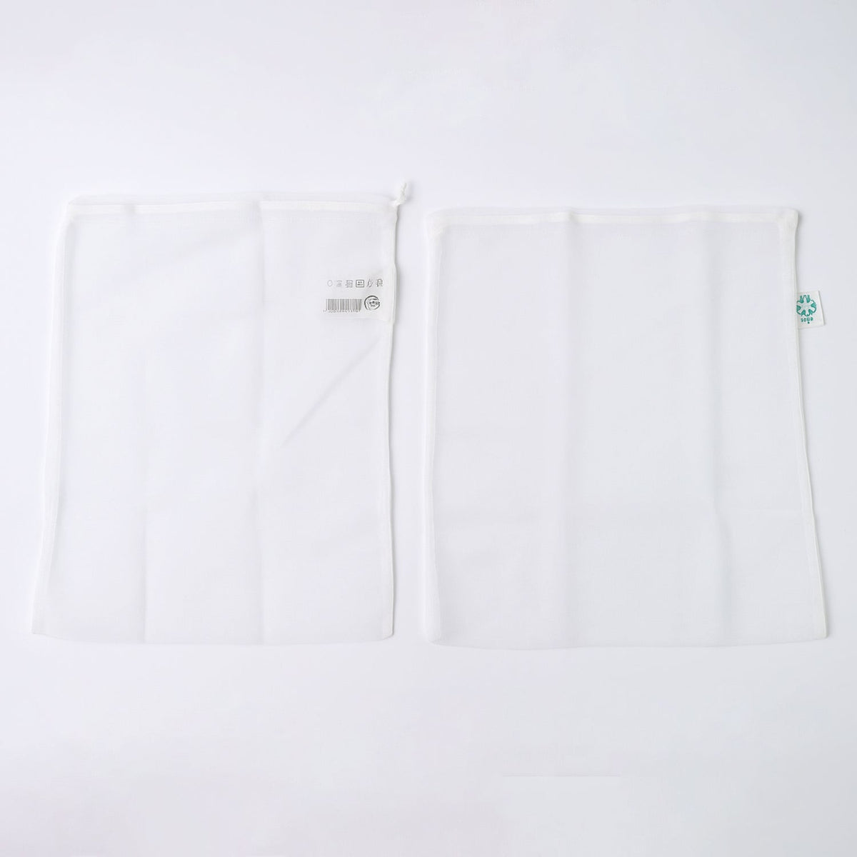 Sustainable mesh produce bags for organized kitchen and plastic-free shopping