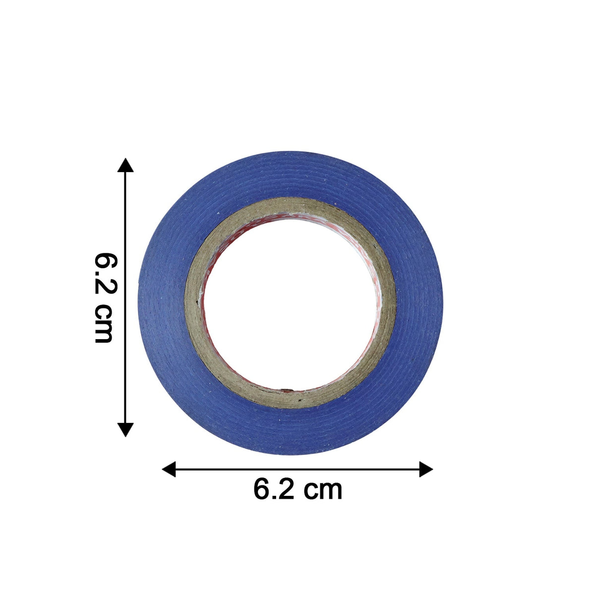 Electrical tape roll on a plain background