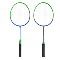 Badminton racket set for kids displayed with carry bag