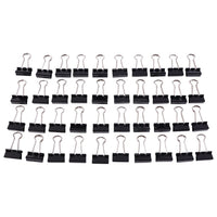 Compact 19 mm heavy-duty binder clips ideal for paperwork