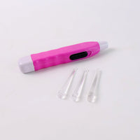 Detailed view of ear pick with LED flashlight suitable for ear care