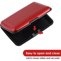Close-up of the JourneyMate plastic card protector, highlighting its smooth finish and sturdy construction.