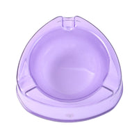 Unbreakable transparent purple plastic ashtray with stylish design