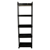 Multipurpose 5 layer storage rack trolley suitable for various rooms